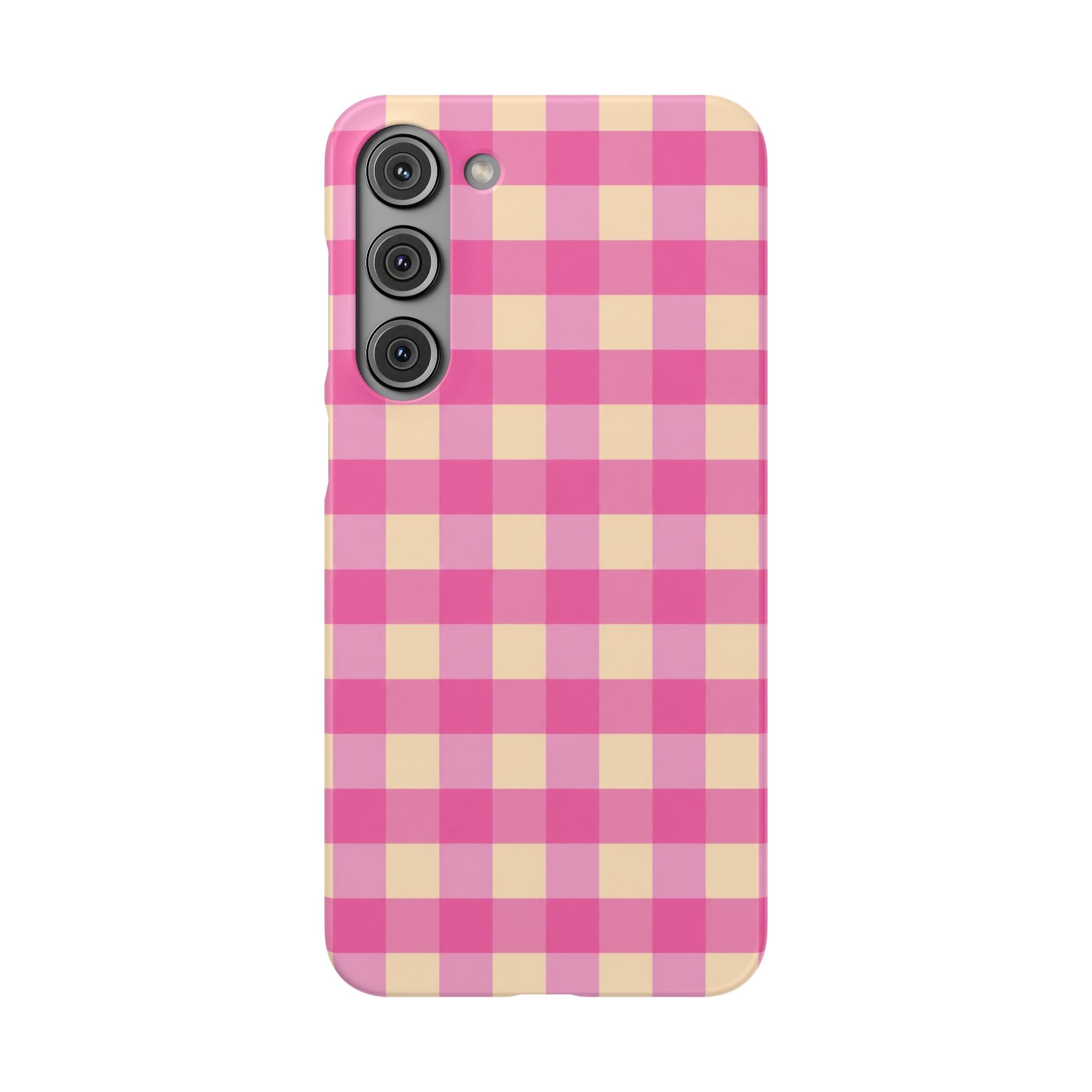 Pink Gingham Phone Case
