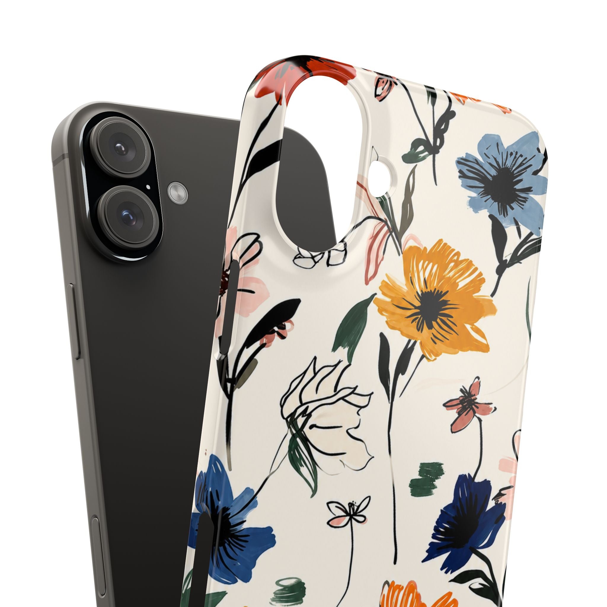 Wildflower Sketch Phone Case