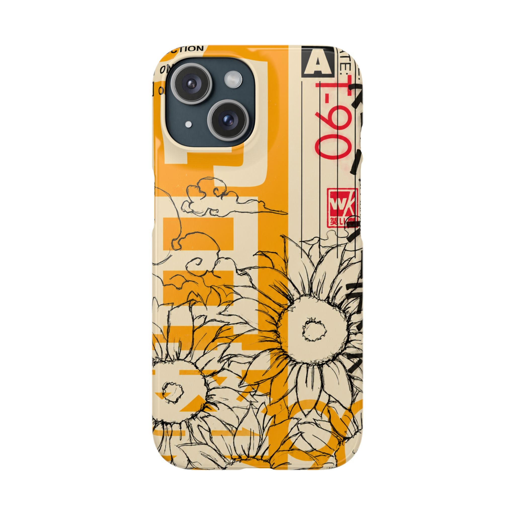 Retro Cassette Floral Phone Case
