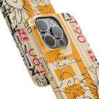 Retro Cassette Floral Phone Case