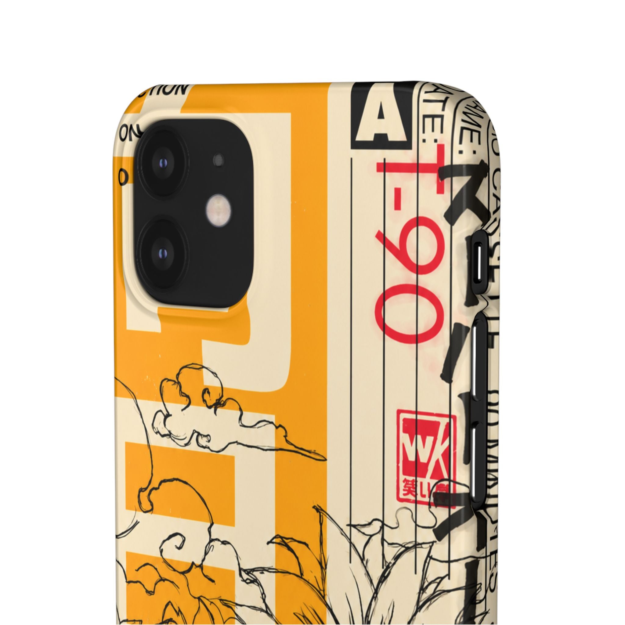 Retro Cassette Floral Phone Case