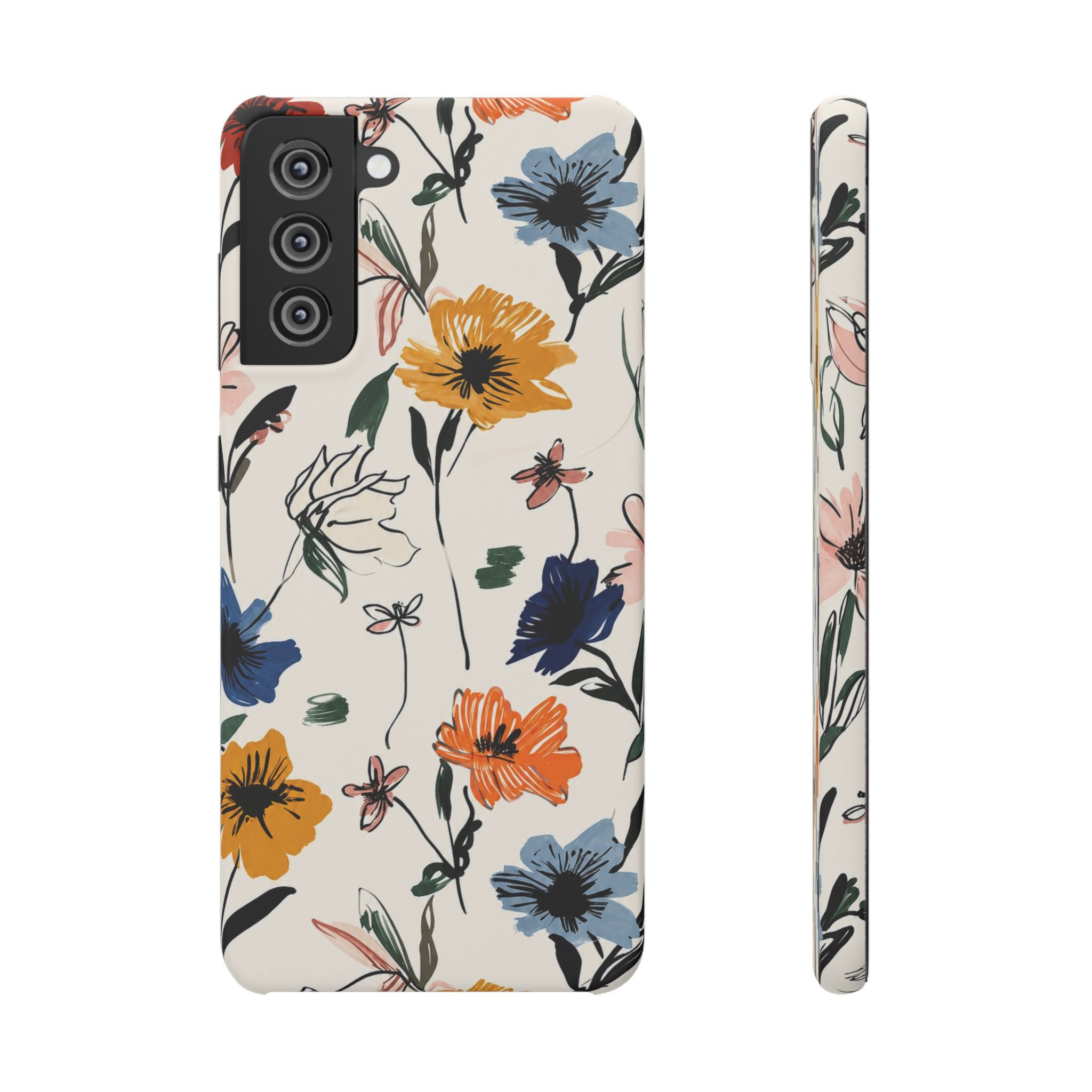 Wildflower Sketch Phone Case