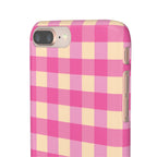 Pink Gingham Phone Case