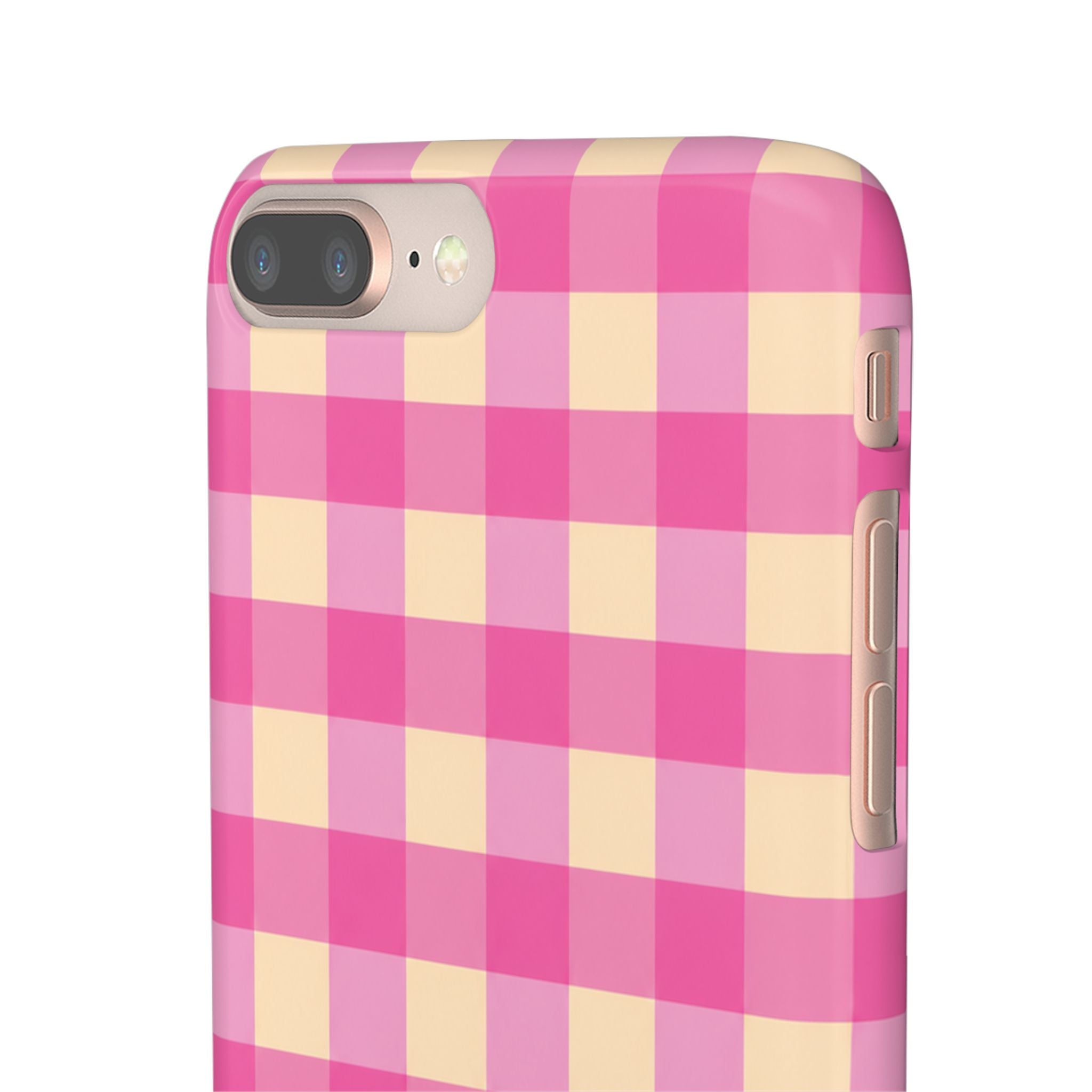 Pink Gingham Phone Case