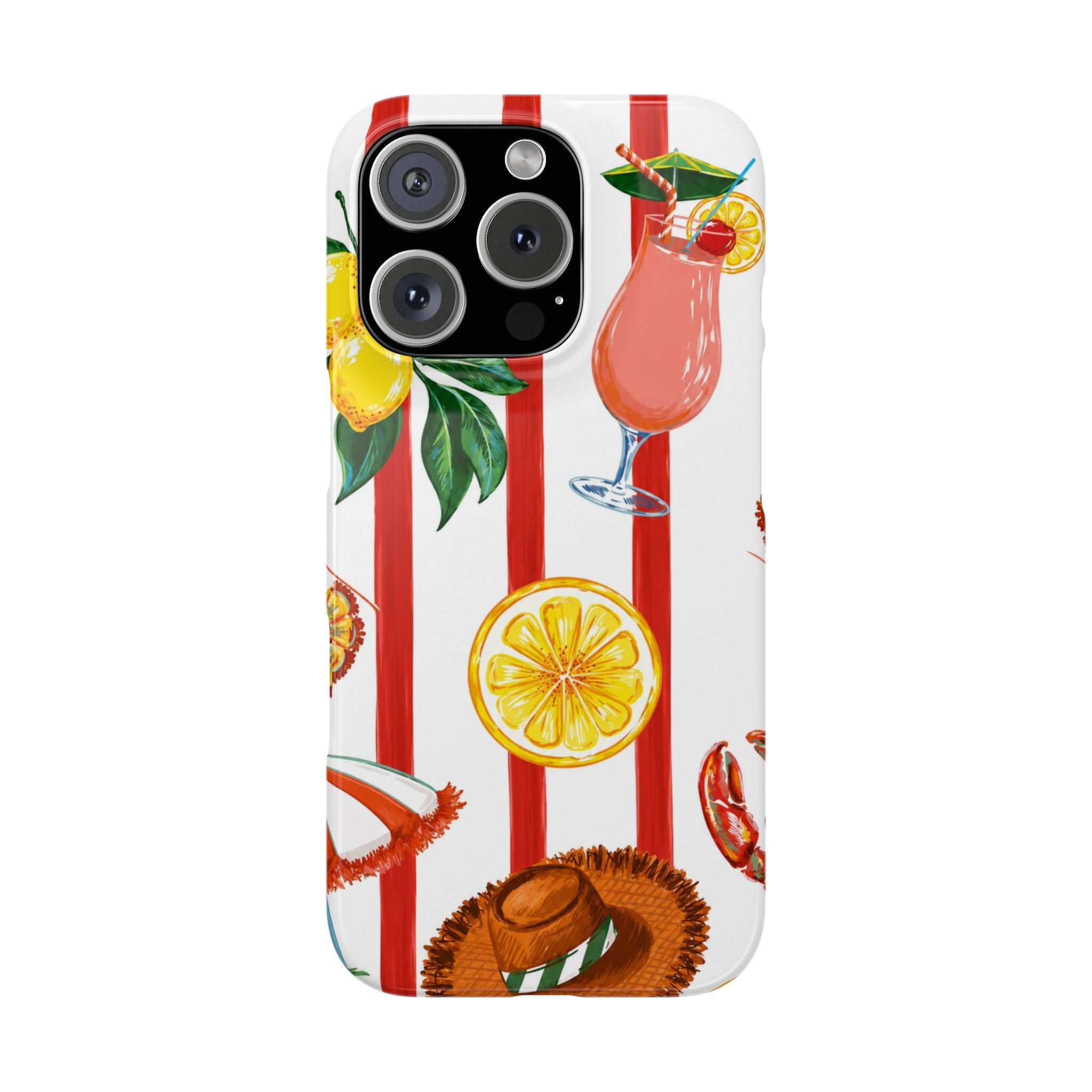 Lemon Coast – Summer Citrus Phone Case