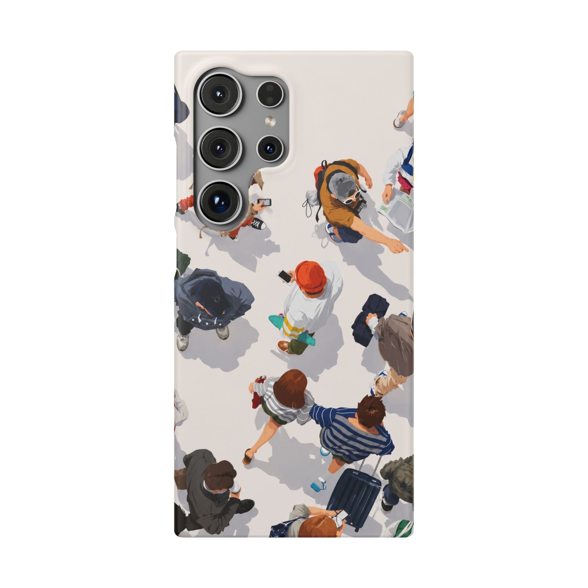 City Crowd Aesthetic Phone Case