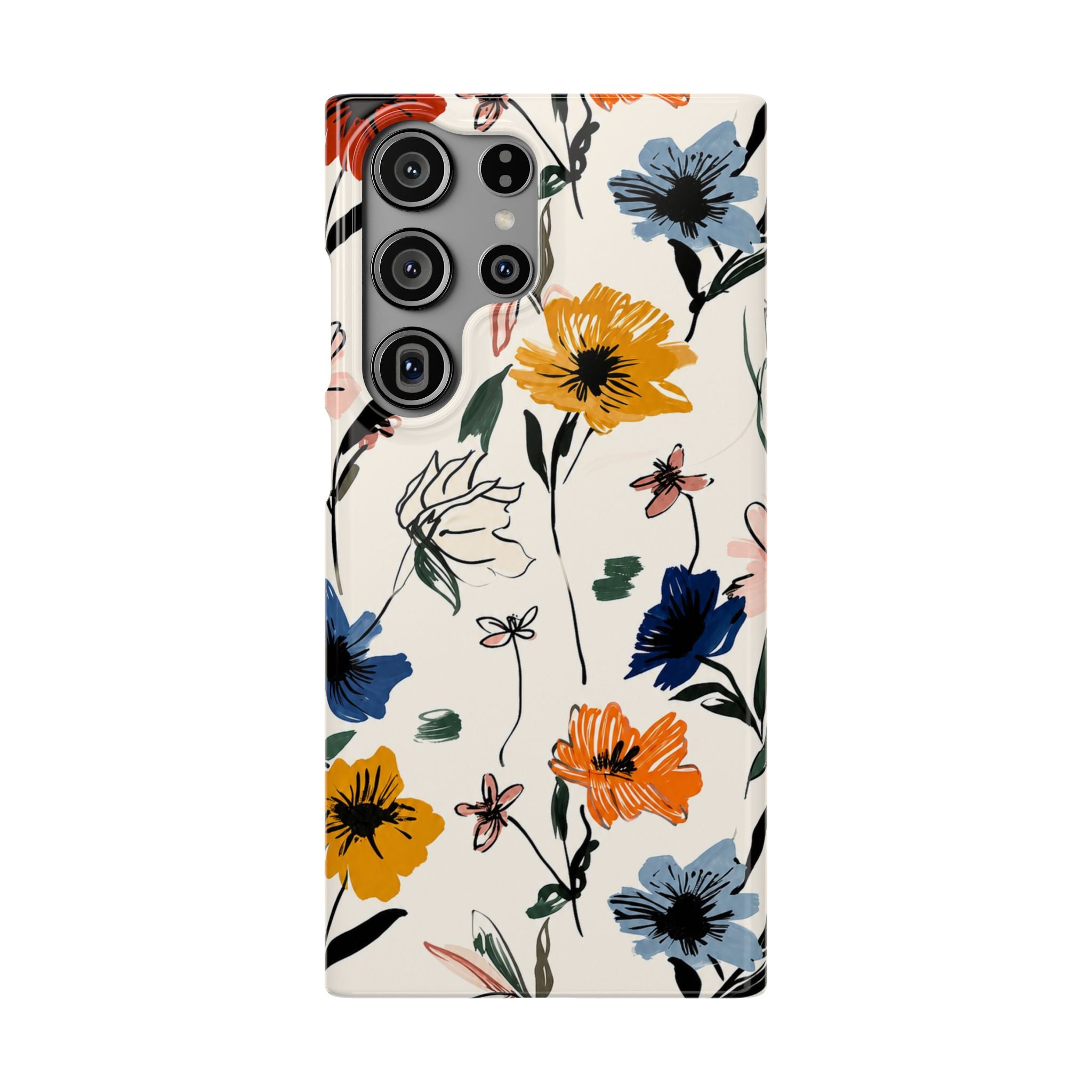 Wildflower Sketch Phone Case