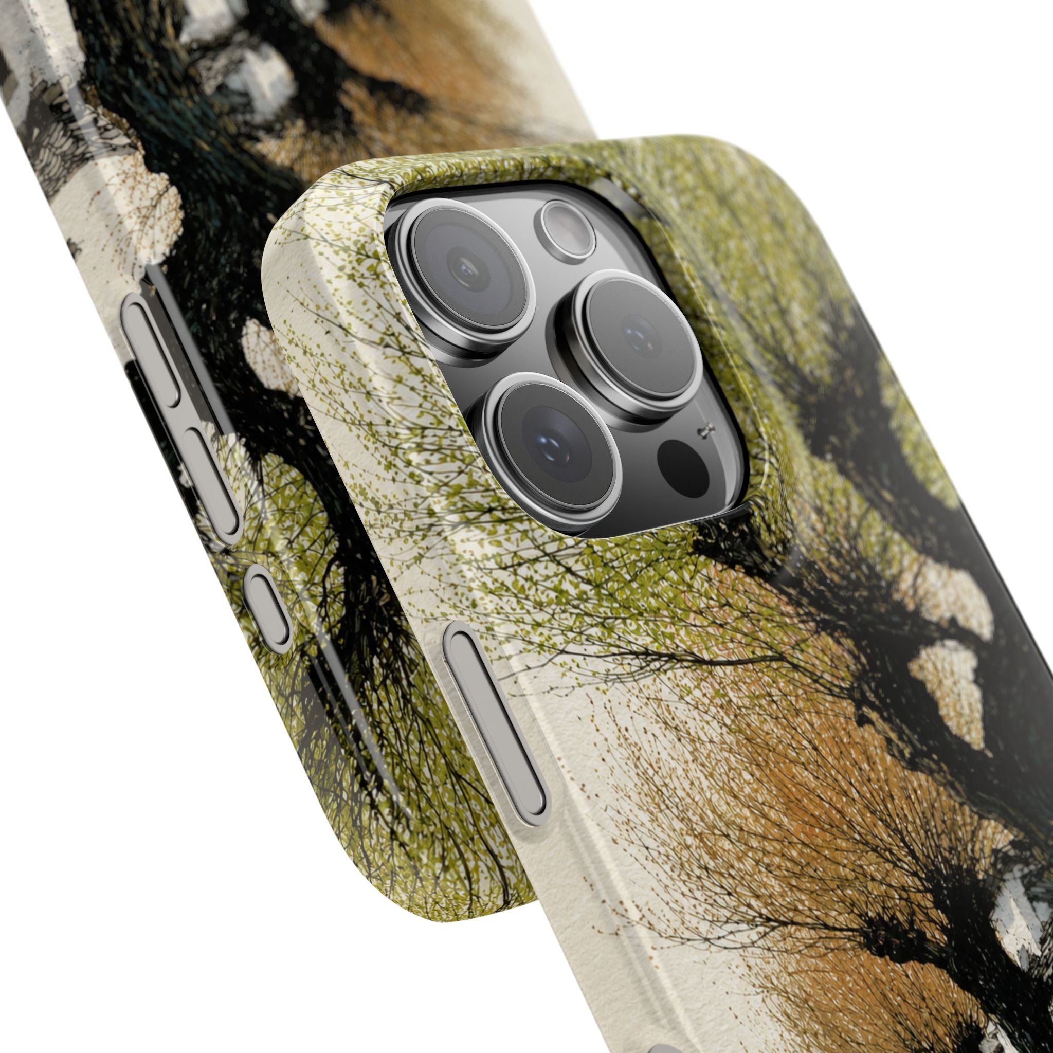 Serene Willow Landscape Phone Case