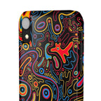 Neon Maze Phone Case