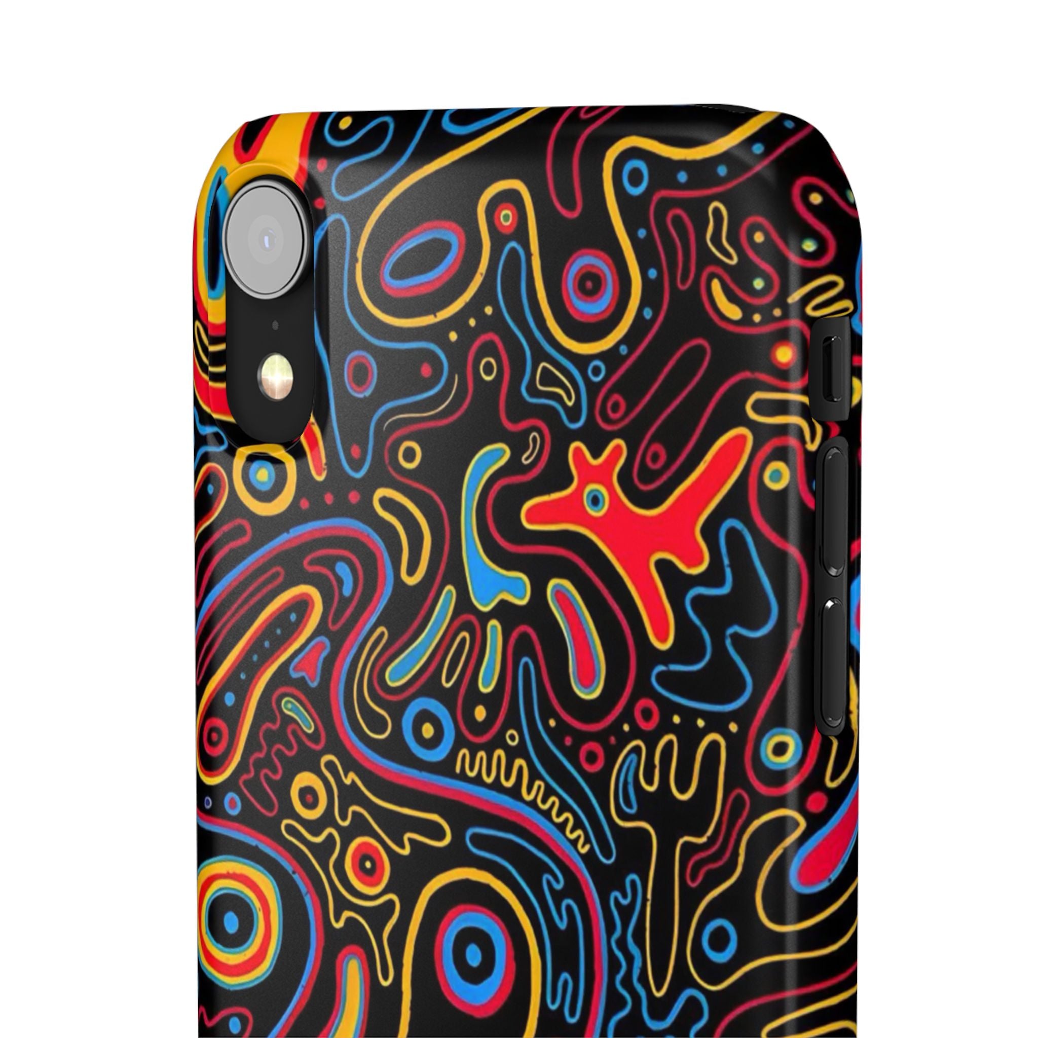 Neon Maze Phone Case
