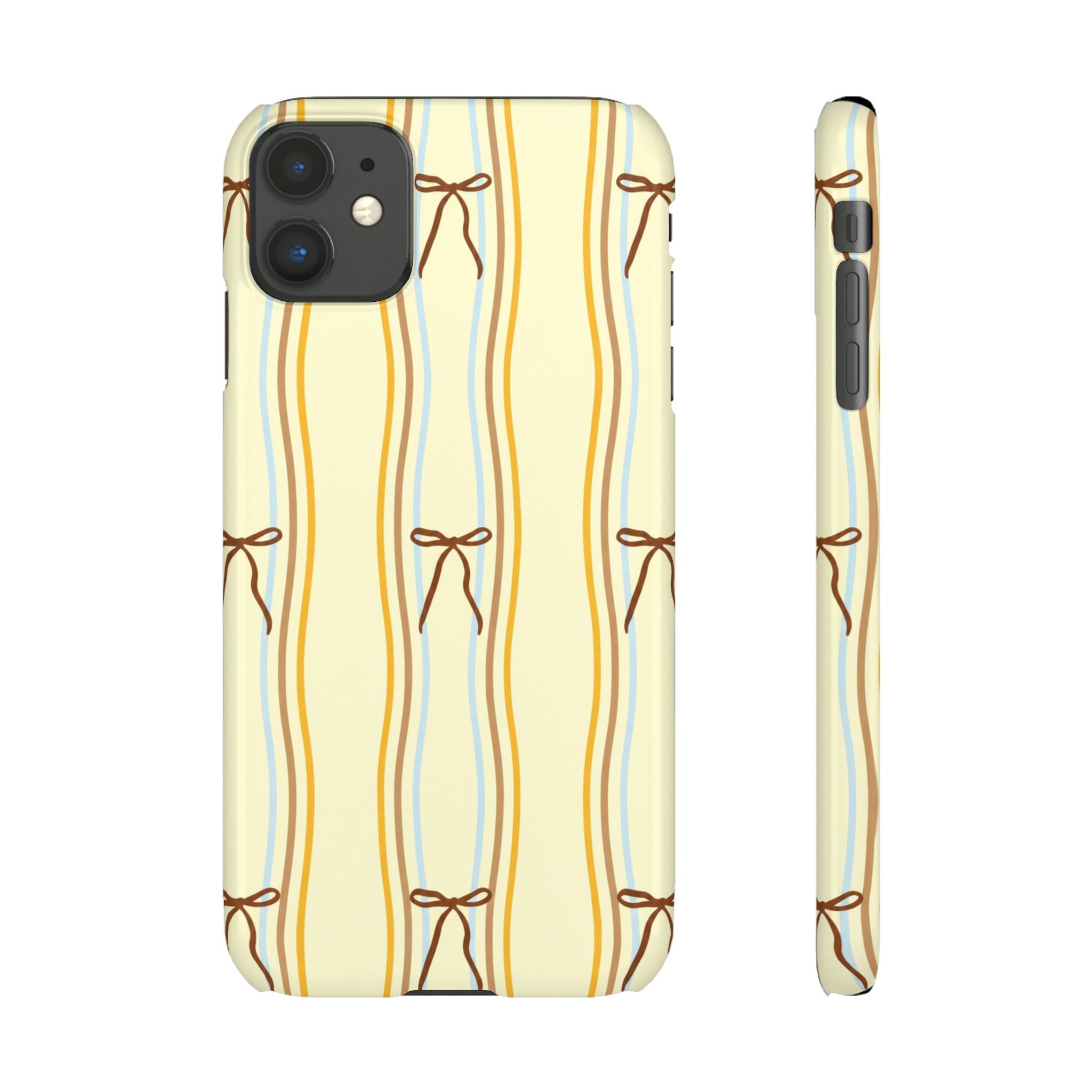 Bow Stripe Phone Case