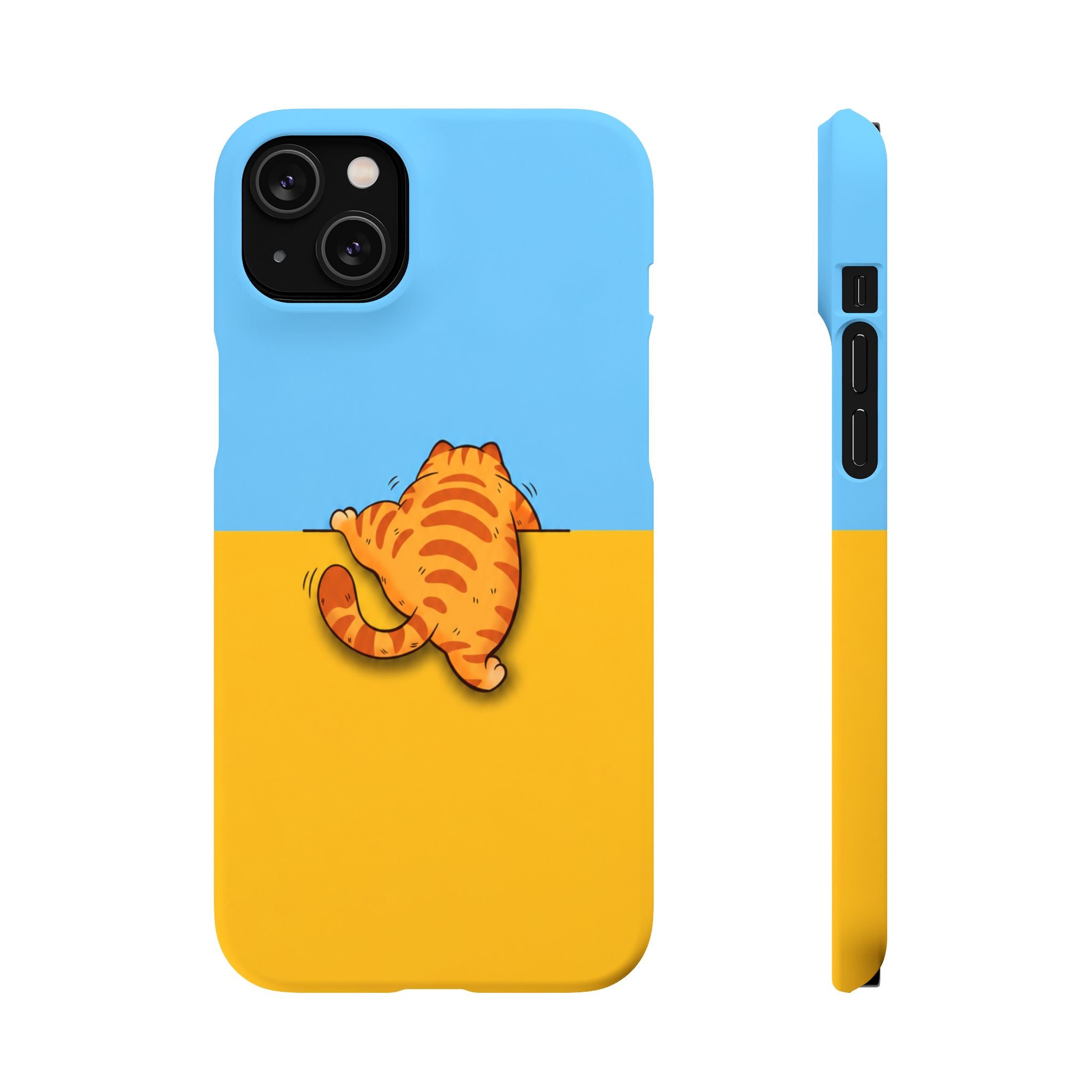 Peekaboo Orange Cat Phone Case