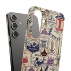 Vintage Travel Stamps Phone Case