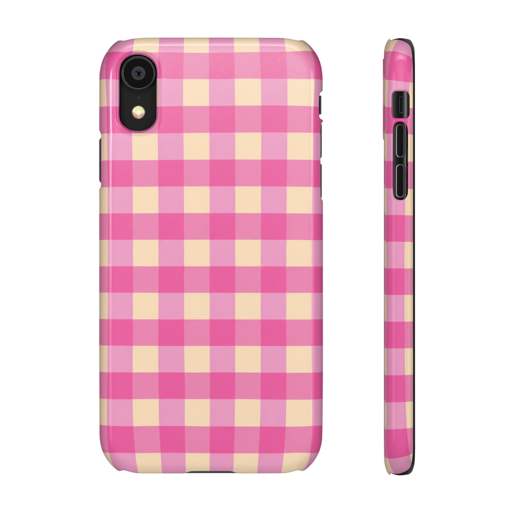 Pink Gingham Phone Case