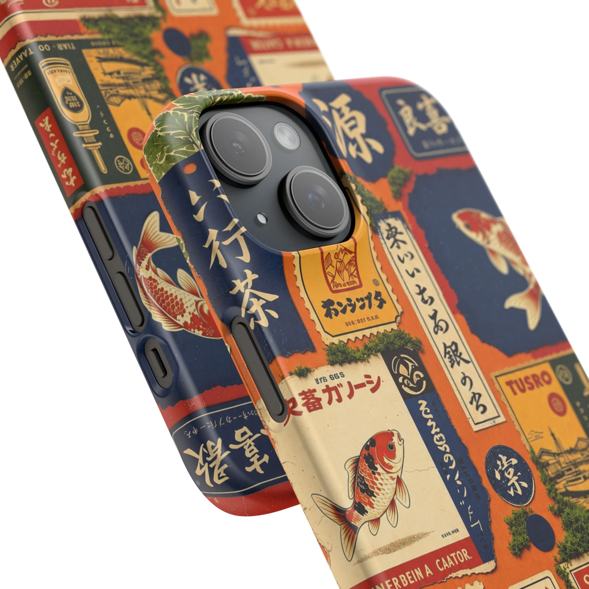 Vintage Japanese Koi Phone Case
