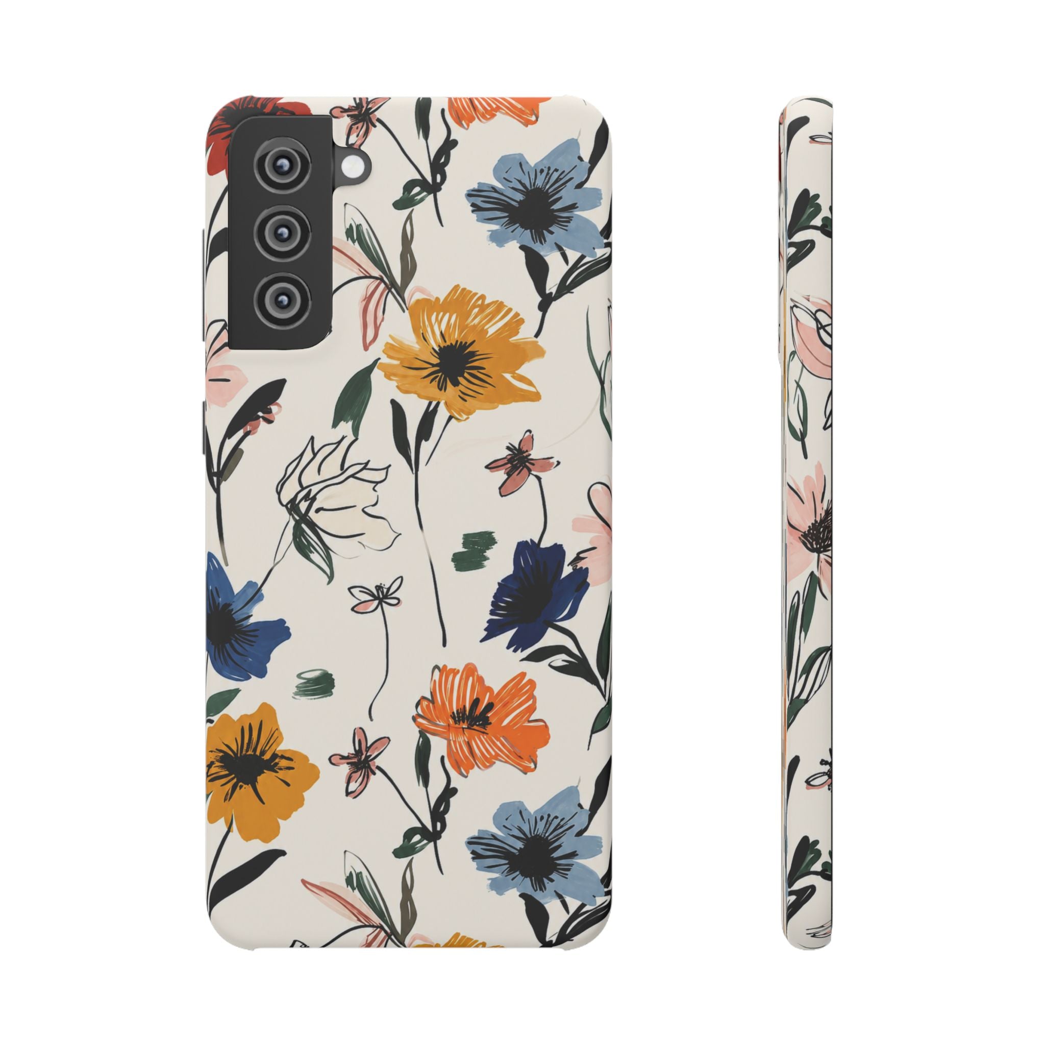 Wildflower Sketch Phone Case