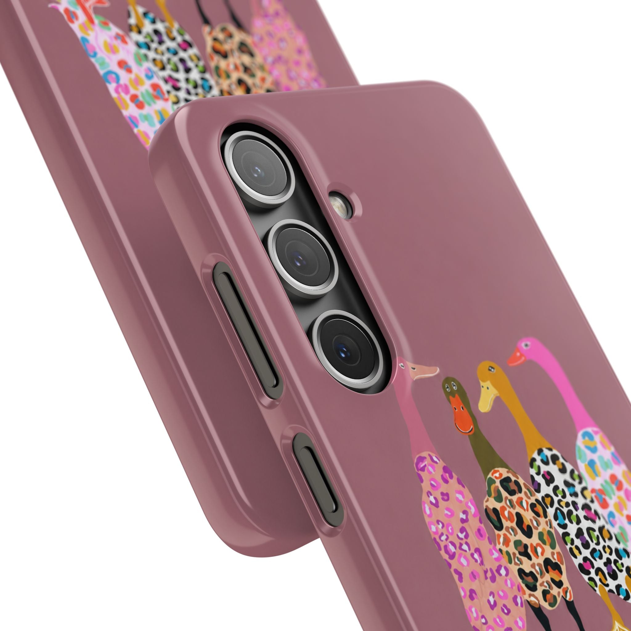 Colorful Leopard Ducks Phone Case