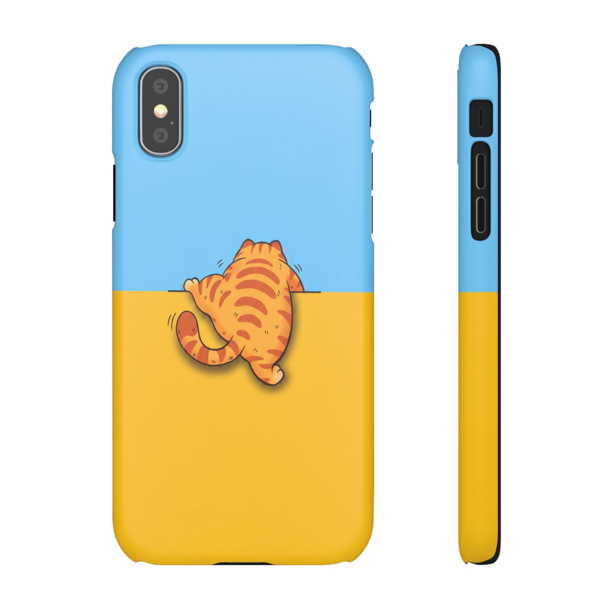 Peekaboo Orange Cat Phone Case