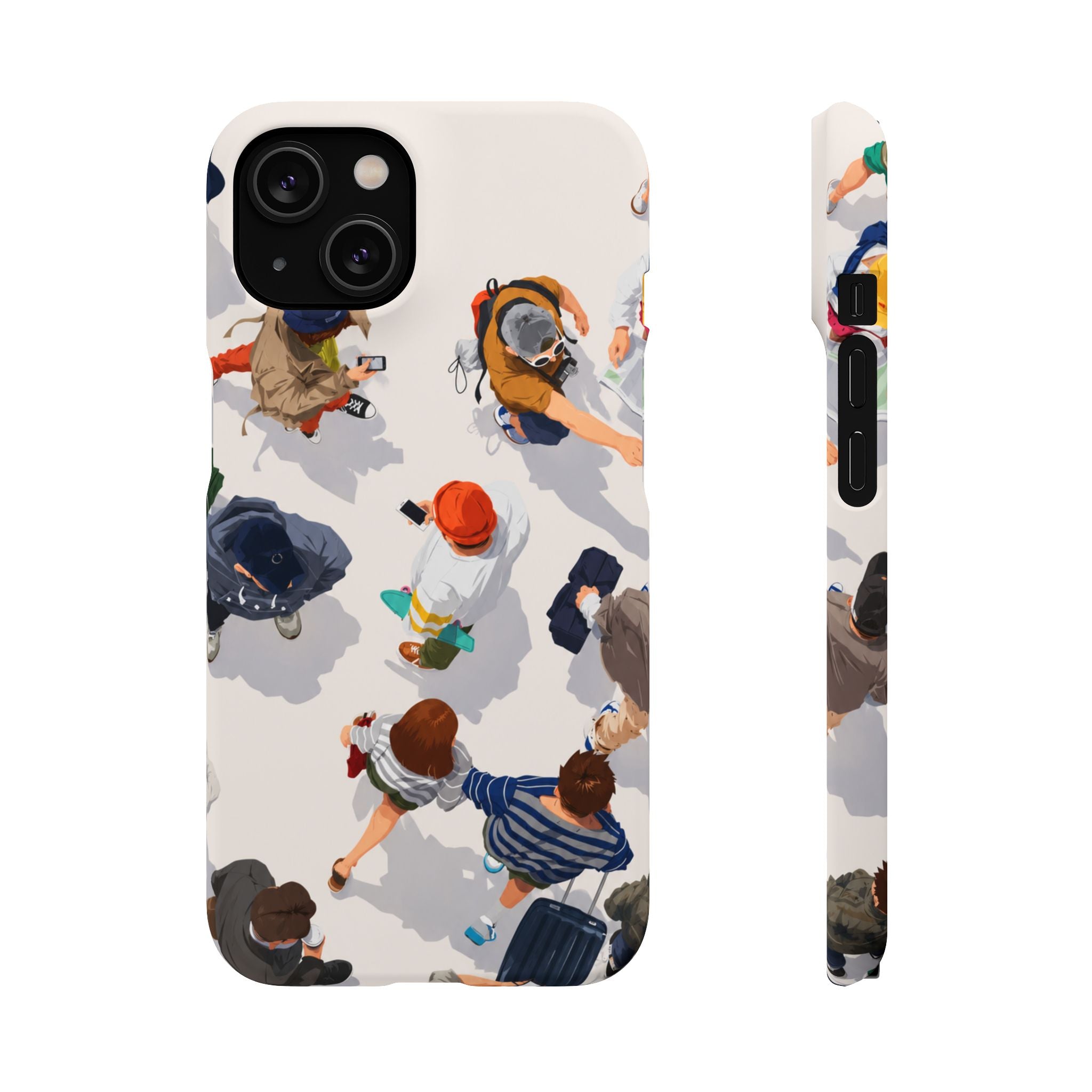 City Crowd Aesthetic Phone Case