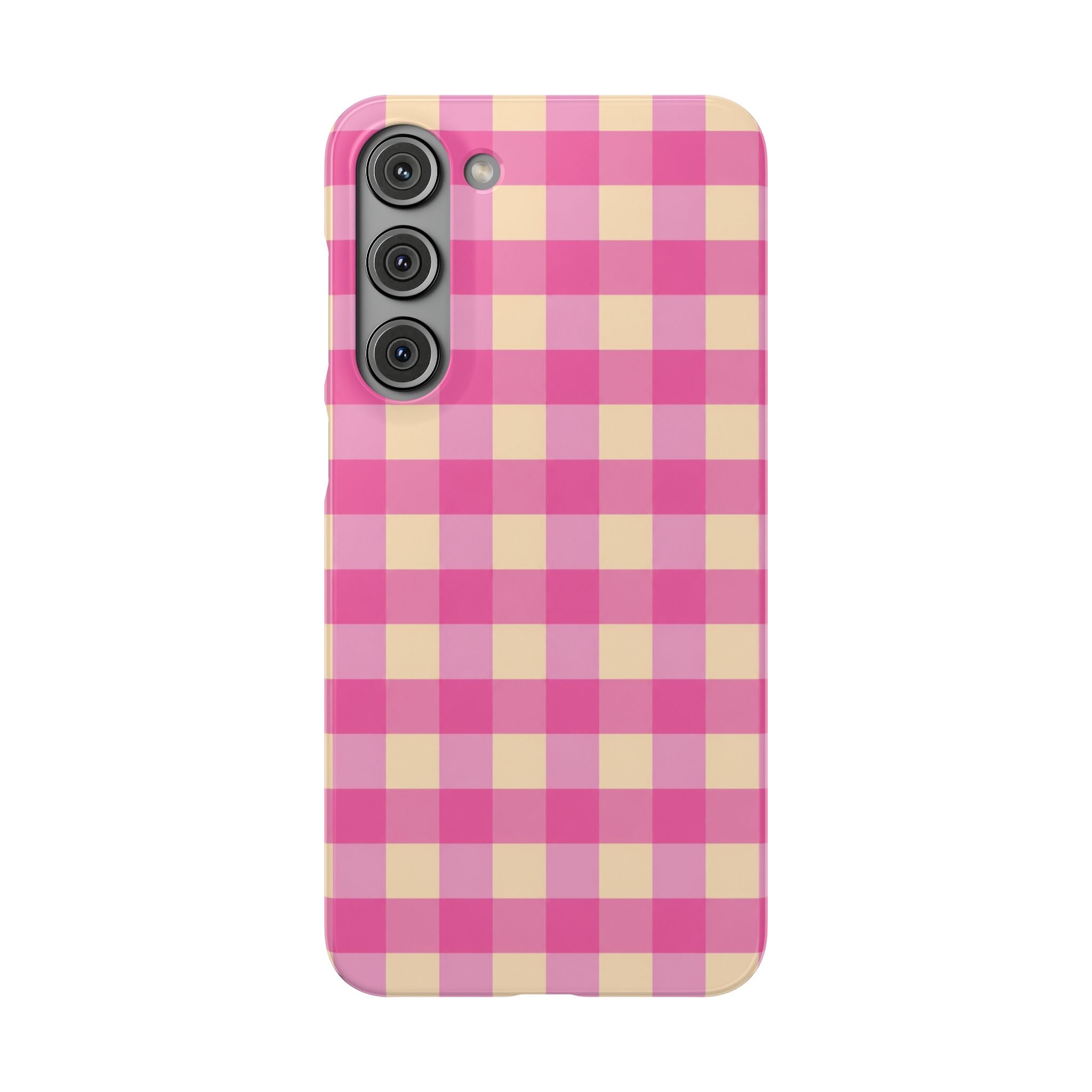 Pink Gingham Phone Case