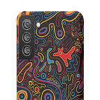 Neon Maze Phone Case