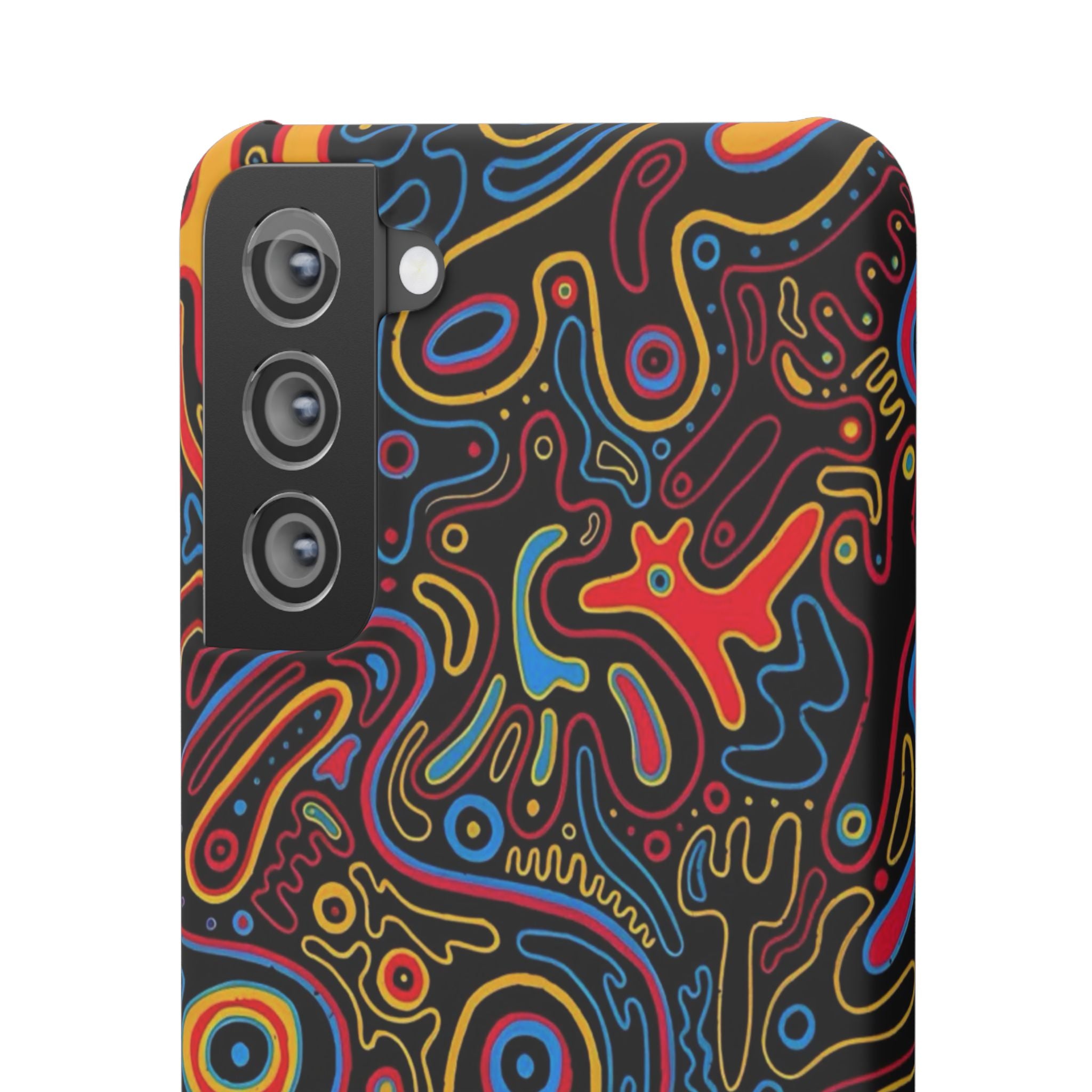 Neon Maze Phone Case