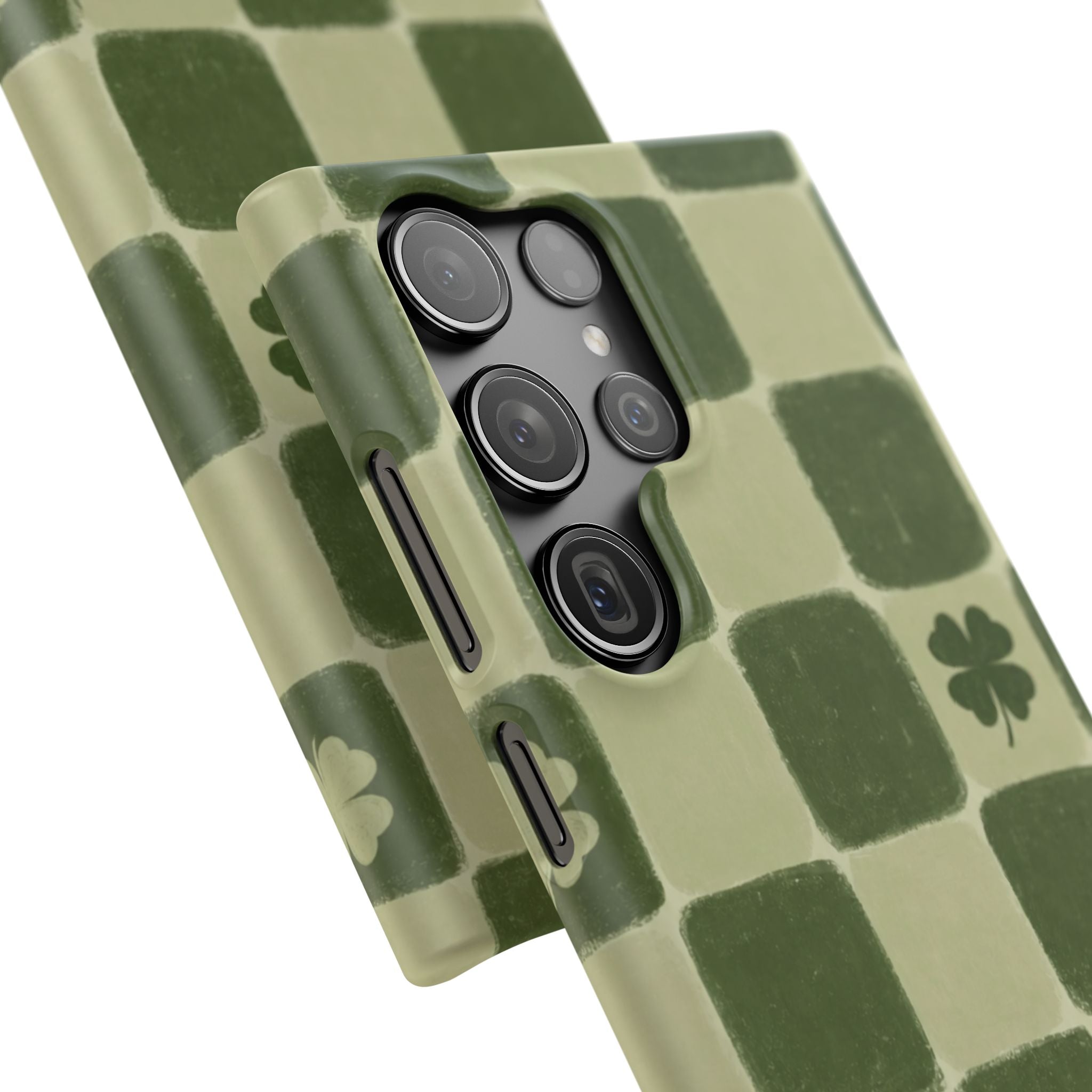 Vintage Lucky Clover Pattern Phone Case