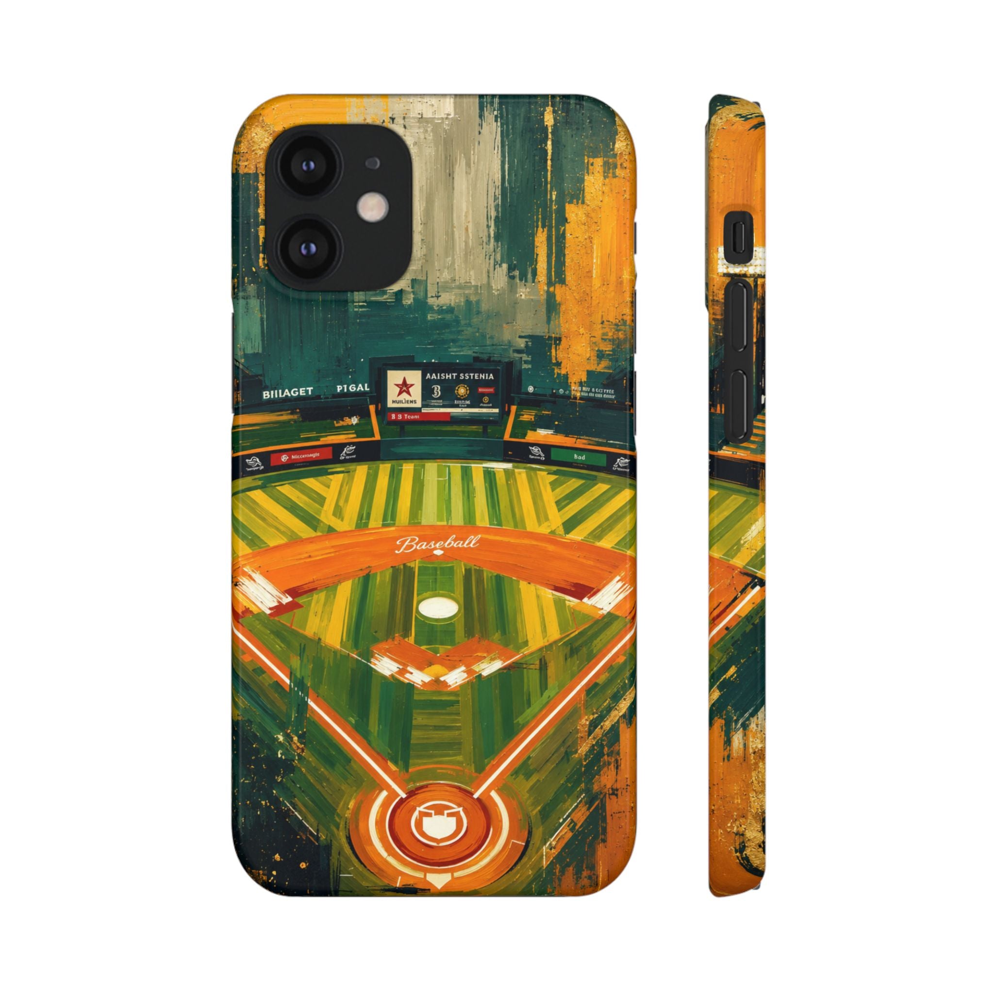 Abstract Baseball Stadium Phone Case