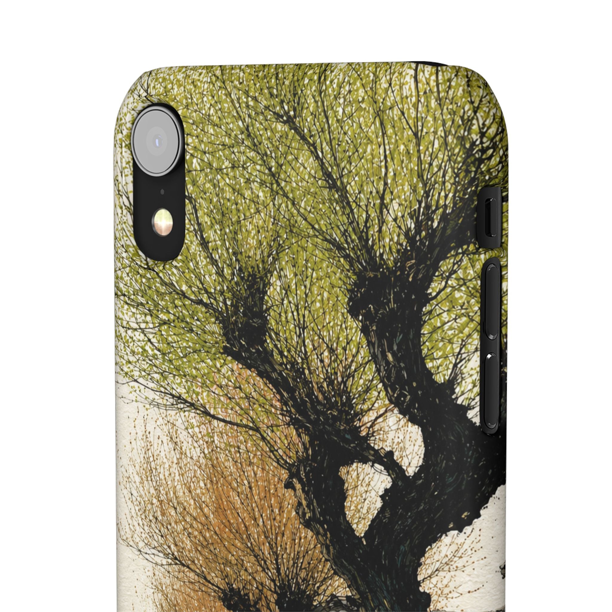 Serene Willow Landscape Phone Case