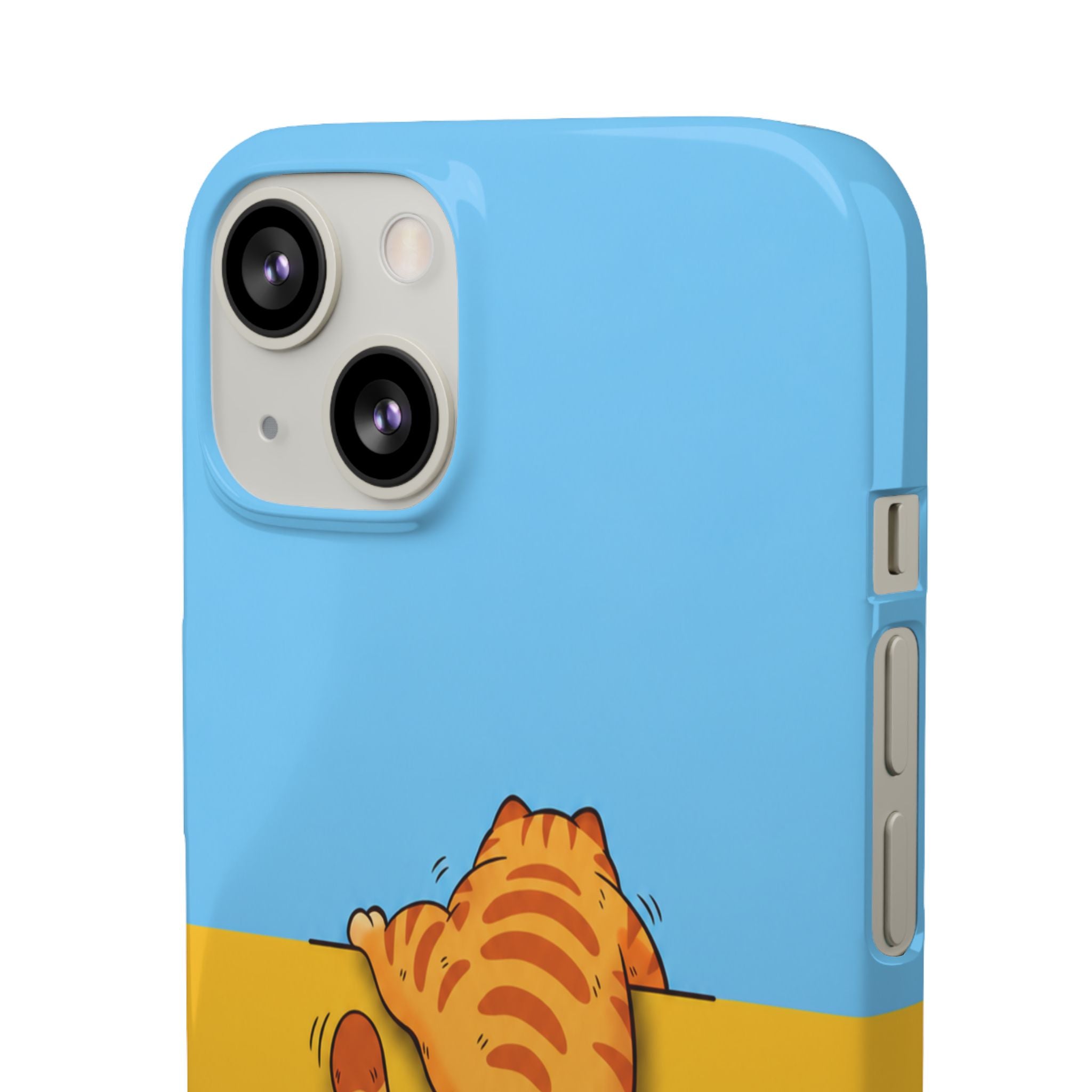 Peekaboo Orange Cat Phone Case