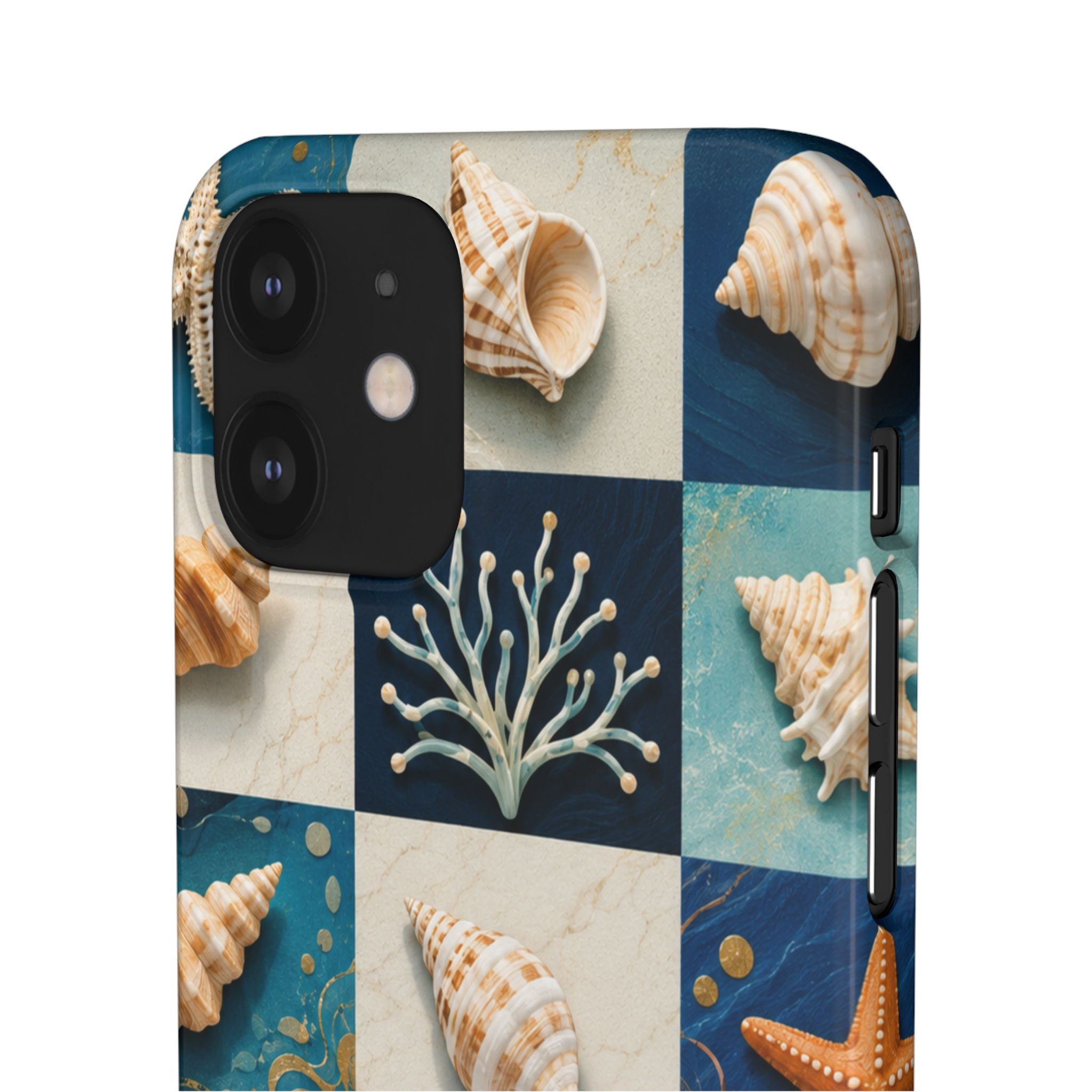 Coastal Seashell Mosaic Phone Case