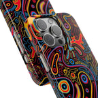 Neon Maze Phone Case