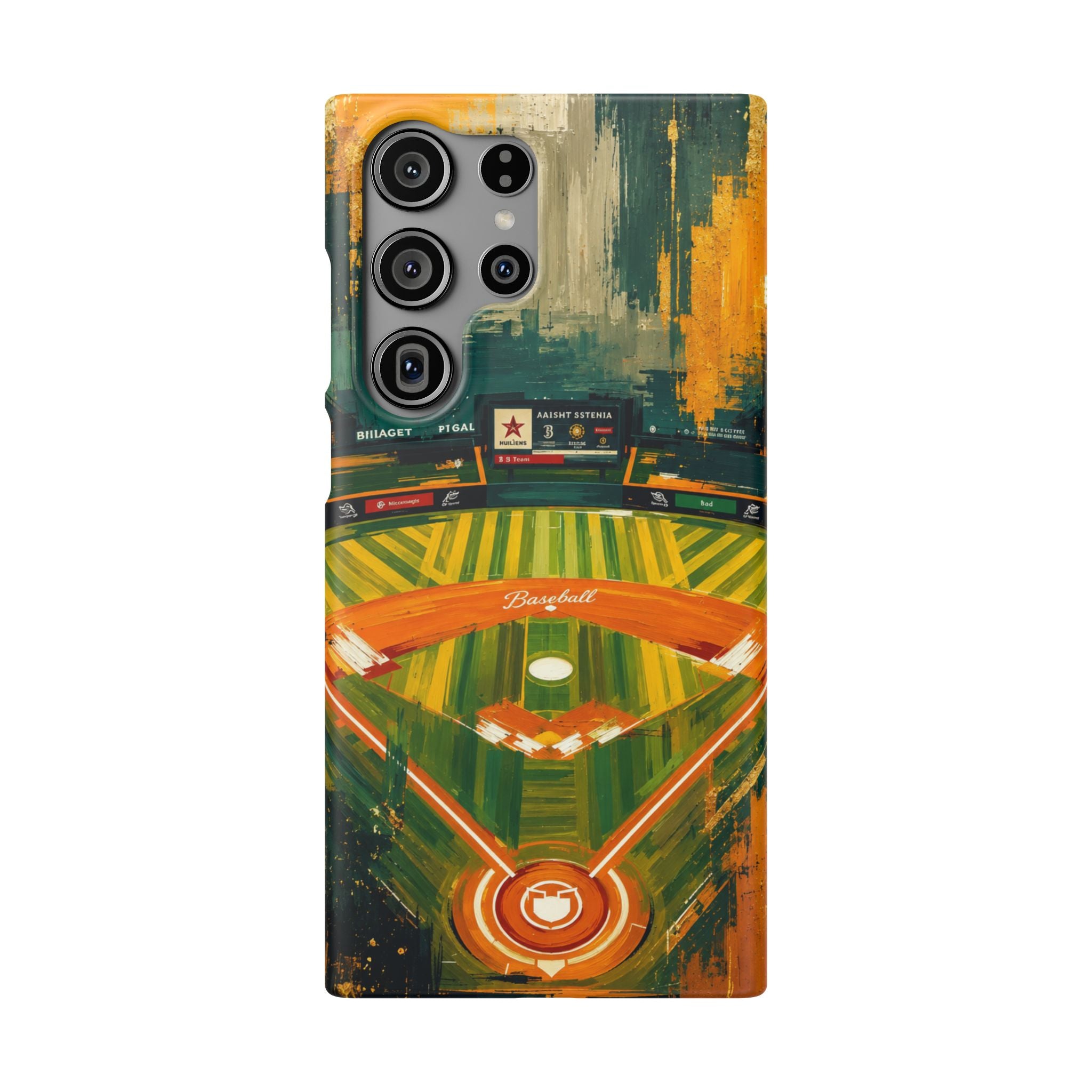 Abstract Baseball Stadium Phone Case