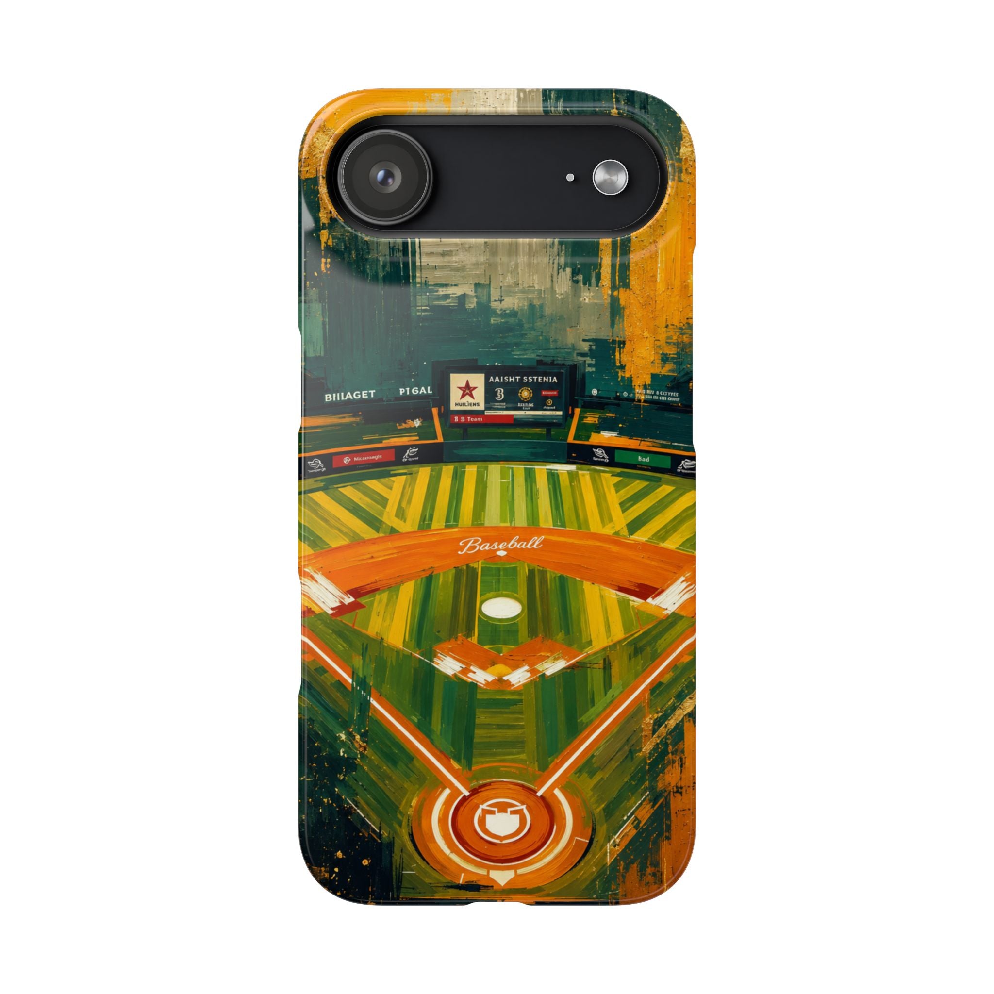 Abstract Baseball Stadium Phone Case