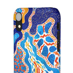 Abstract Blue Pattern Phone Case