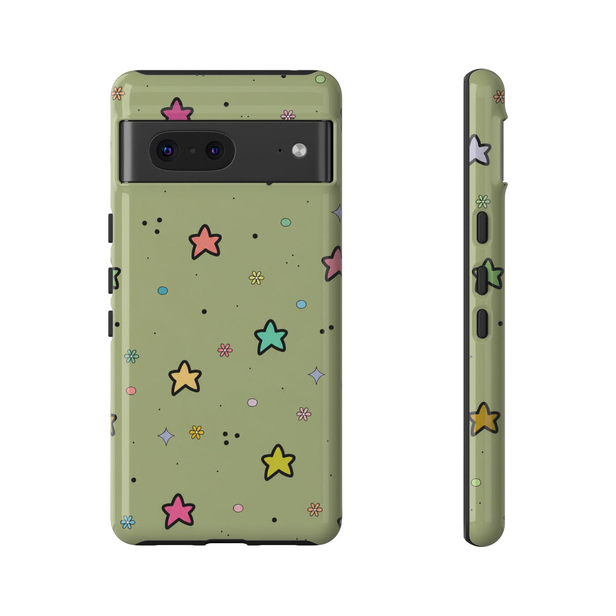 Cosmic Star Doodle Phone Case