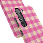 Pink Gingham Phone Case