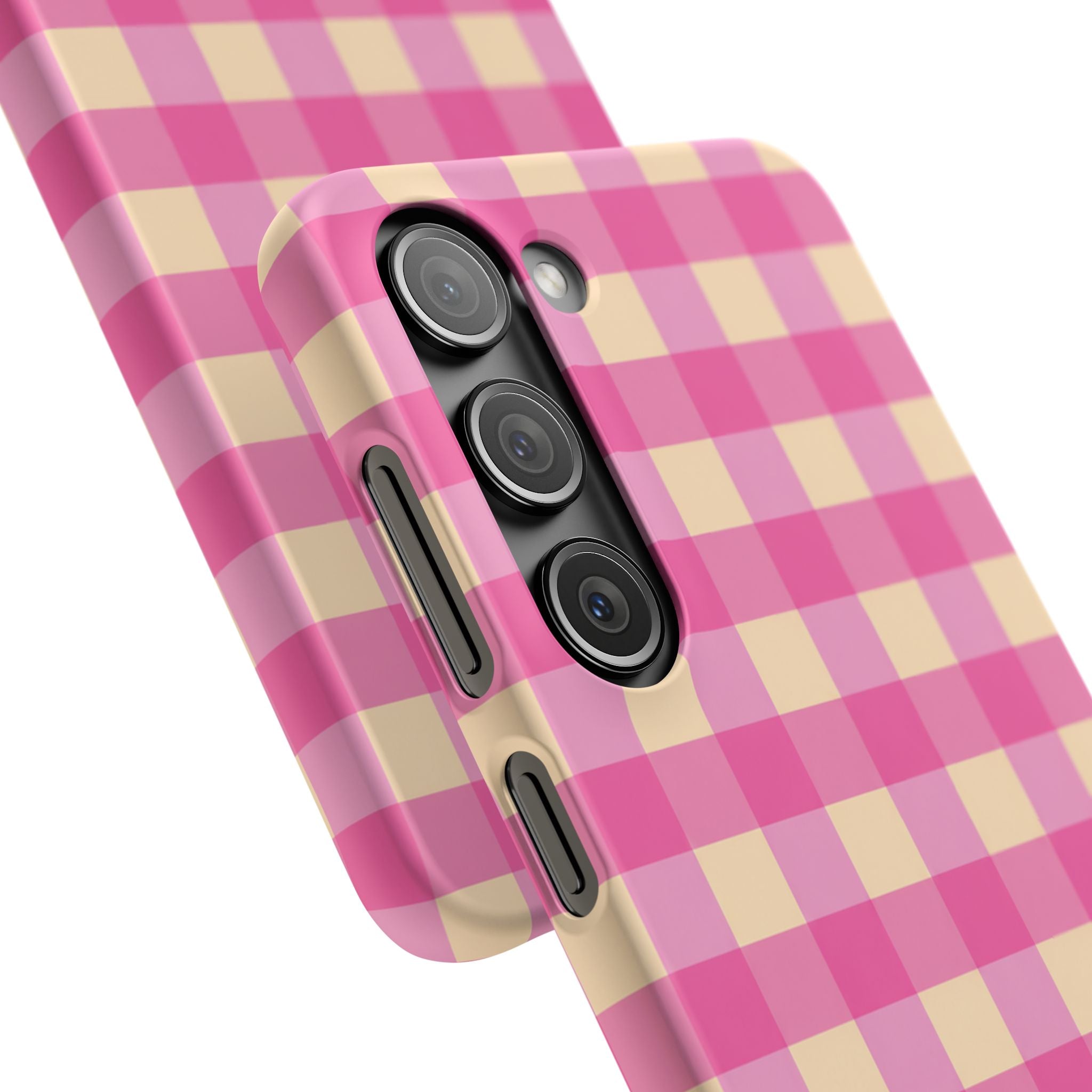Pink Gingham Phone Case