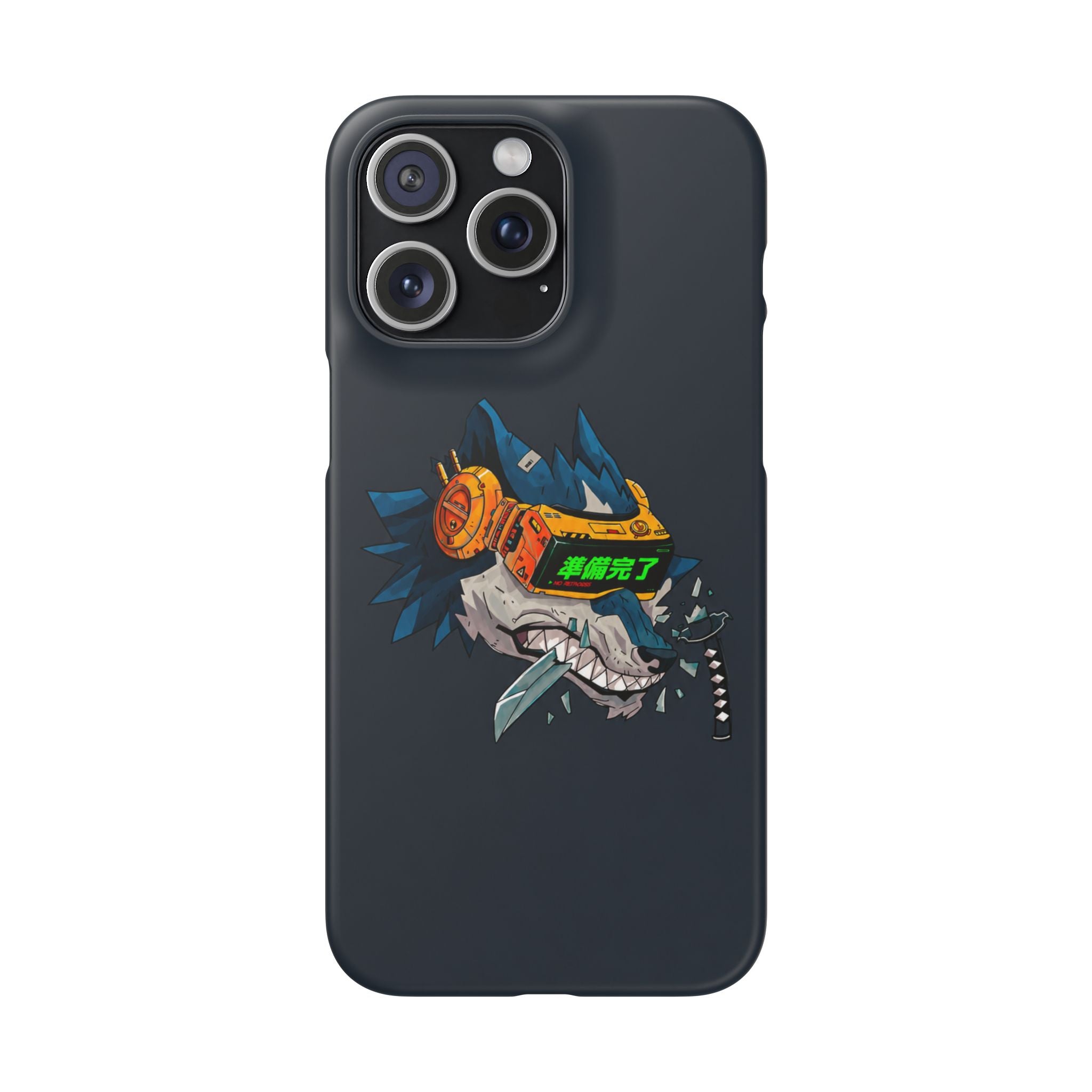 Cyberpunk Wolf Phone Case