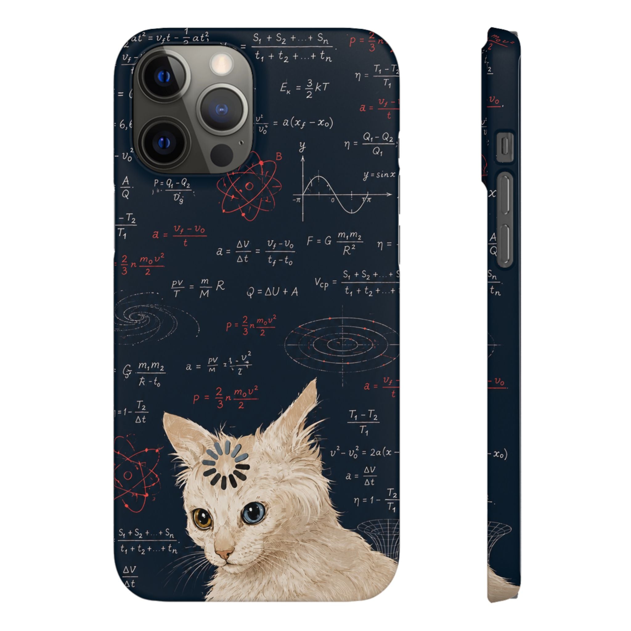 Quantum Kitty Physics Phone Case