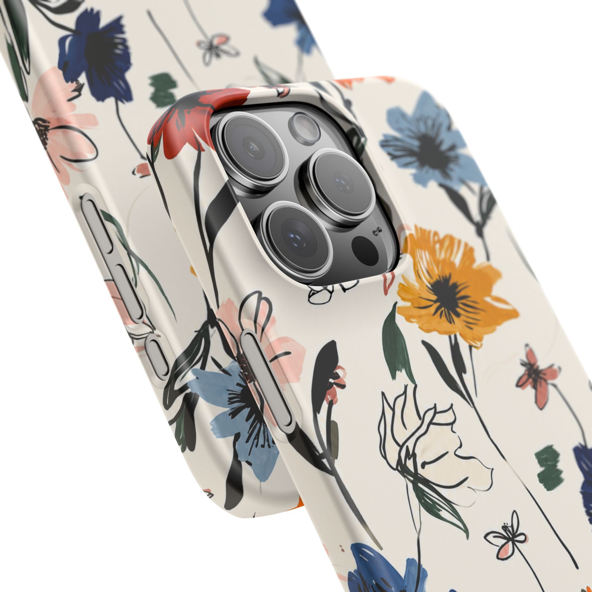 Wildflower Sketch Phone Case
