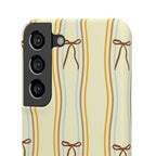 Bow Stripe Phone Case