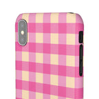 Pink Gingham Phone Case