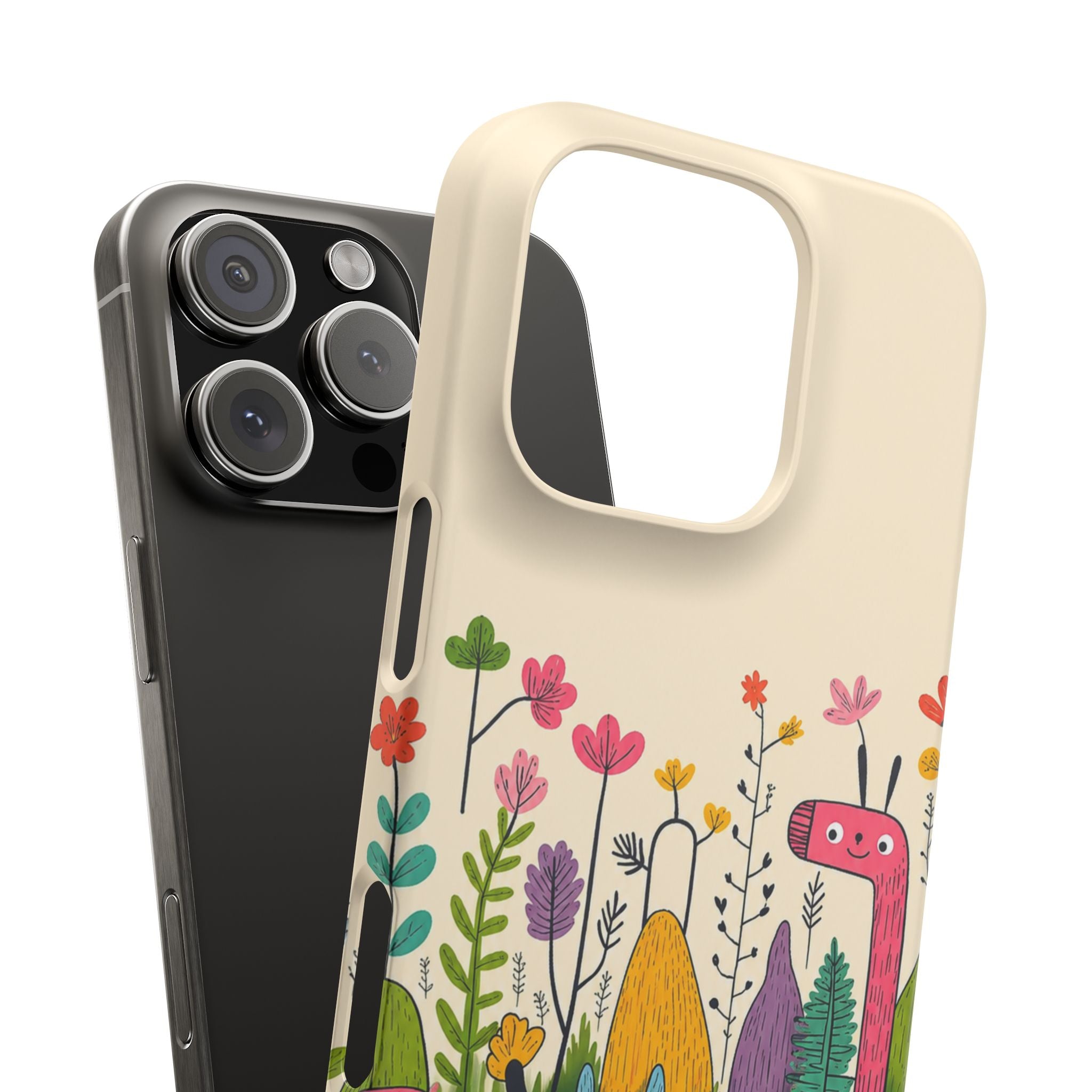 Cute Monster Garden Phone Case