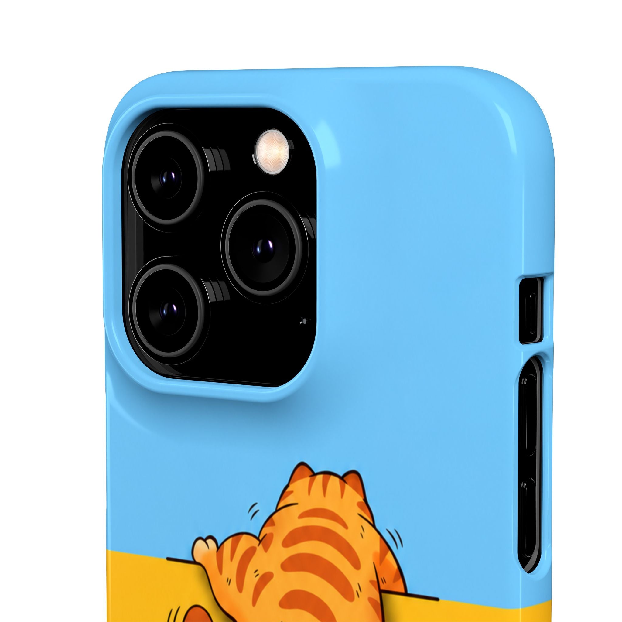 Peekaboo Orange Cat Phone Case