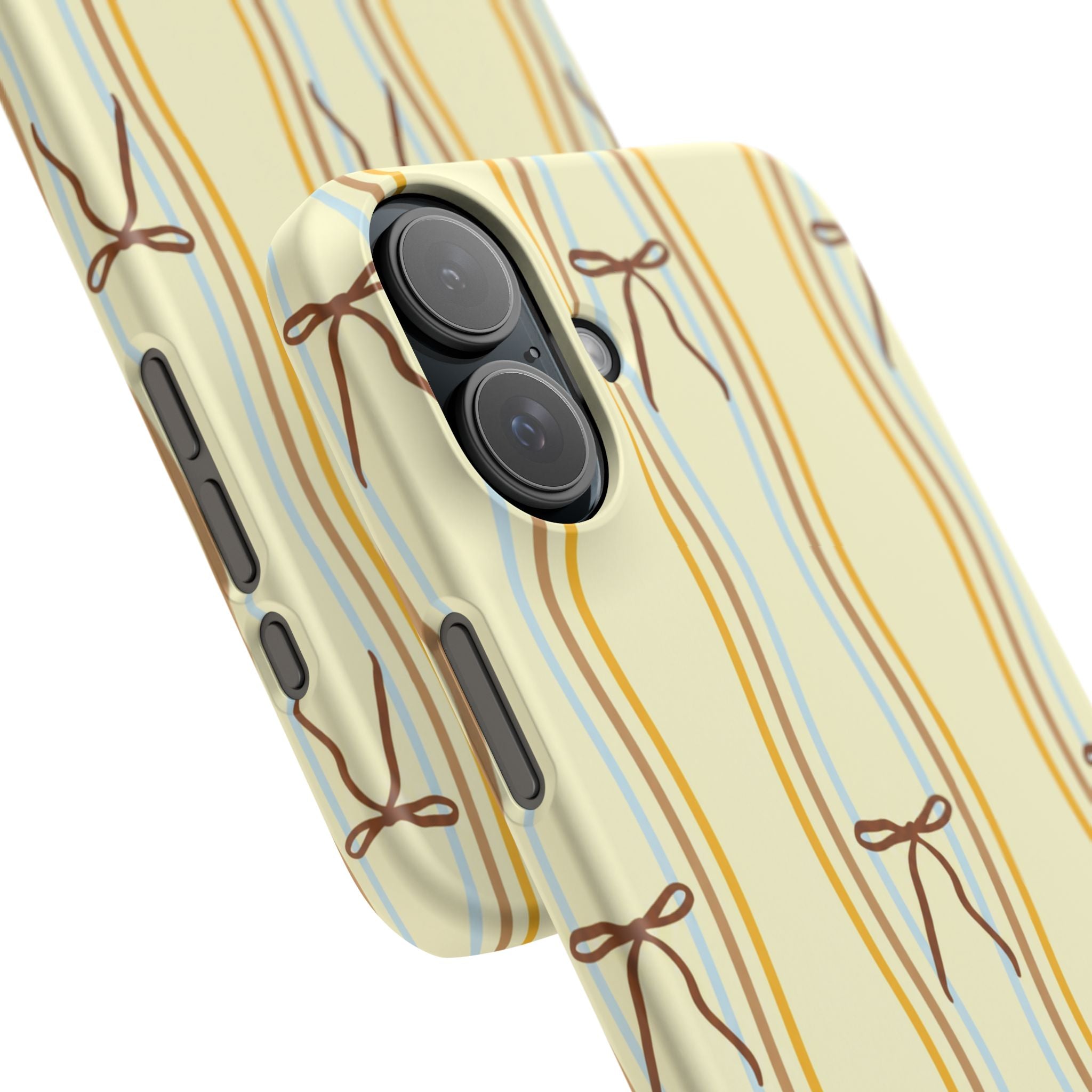 Bow Stripe Phone Case