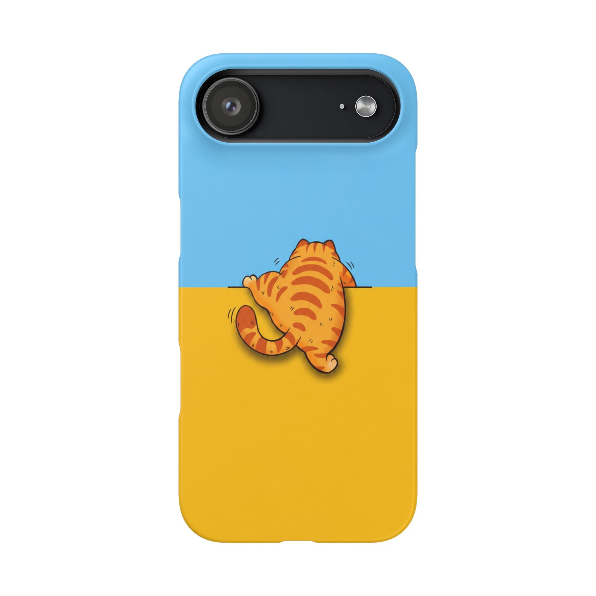 Peekaboo Orange Cat Phone Case