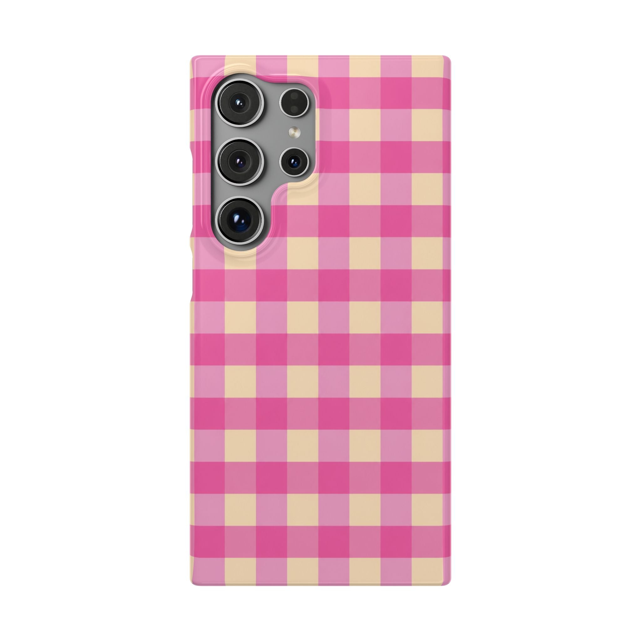 Pink Gingham Phone Case