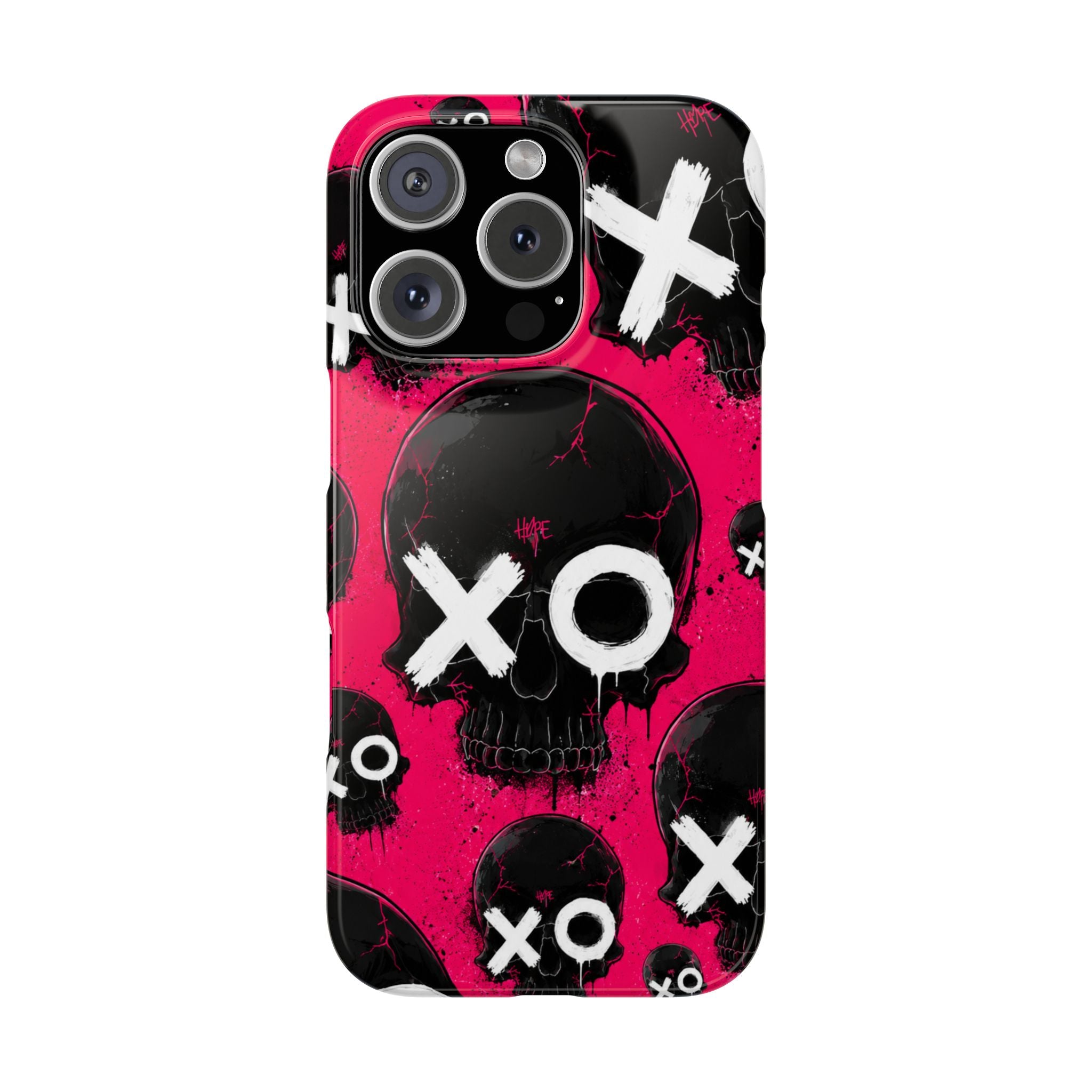 XO Skull Punk Phone Case