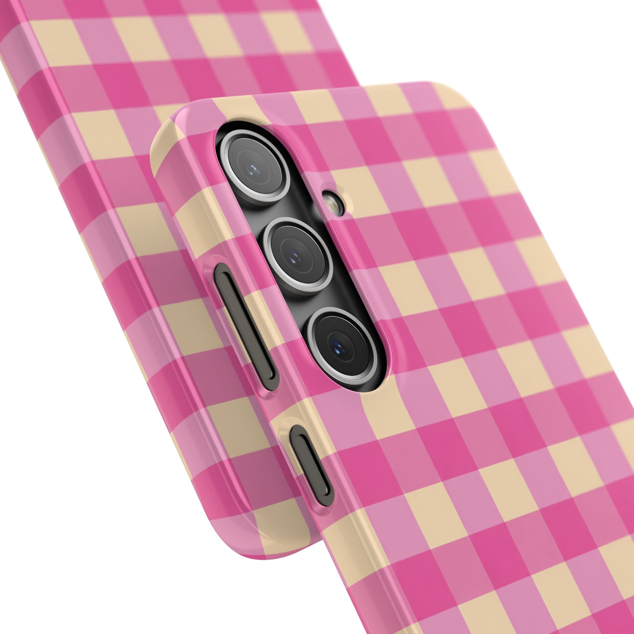 Pink Gingham Phone Case